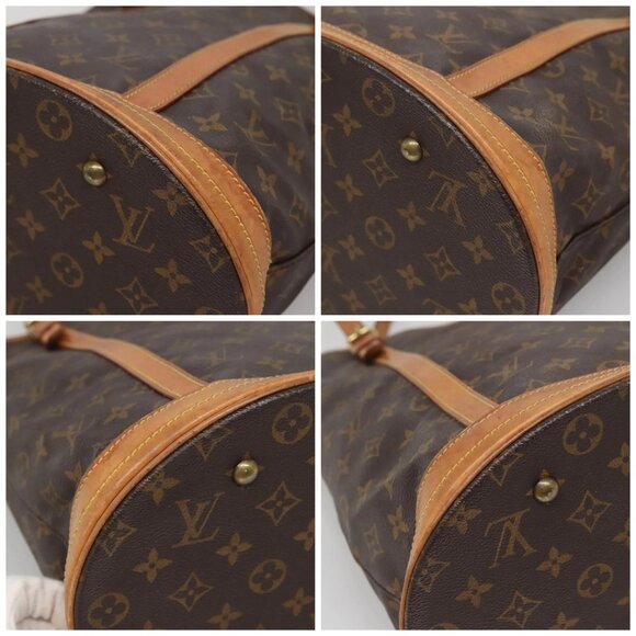 LOUIS VUITTON Monogram Bucket GM Shoulder Bag M42236 LV Auth 140772 - Picture 15 of 16
